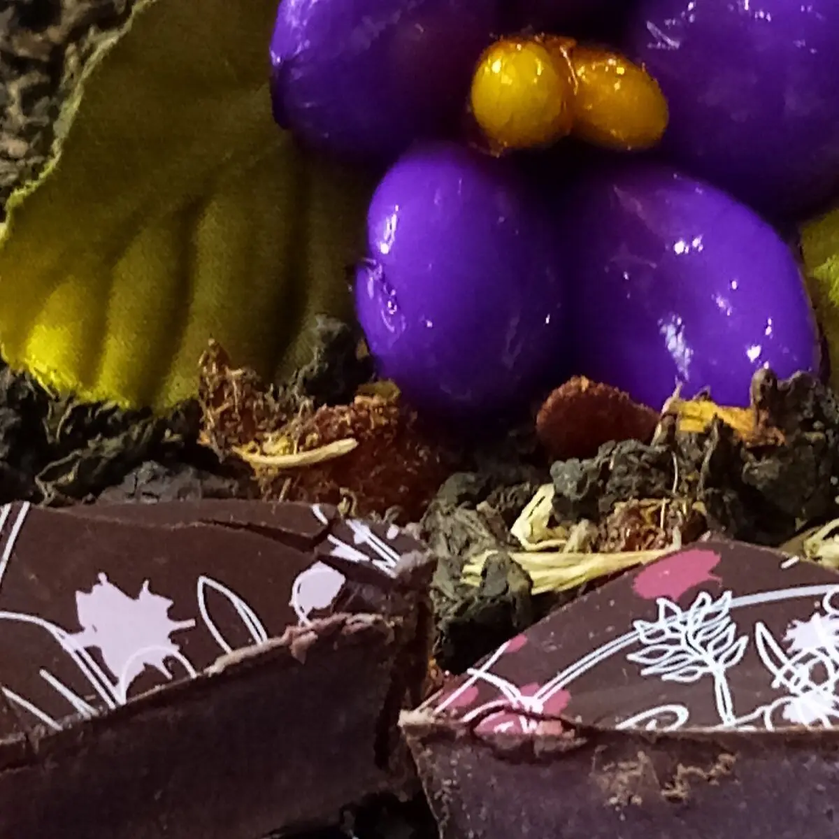 Fleurs-Thés en chocolat