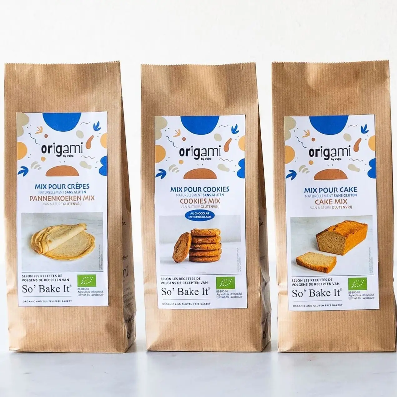 Origami by Vajra and organic food