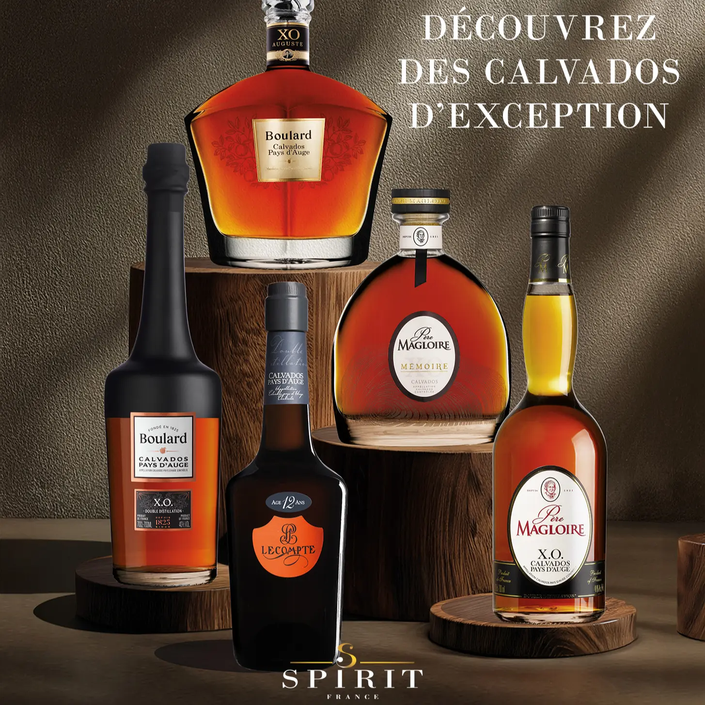 SPIRIT FRANCE (Boulard, Janneau & Père Magloire)