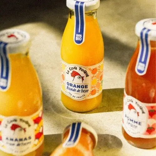 Jus Le Coq Toqué - Bières Les Deux Amants - Cidres Chouette - Sodas Guinguette
