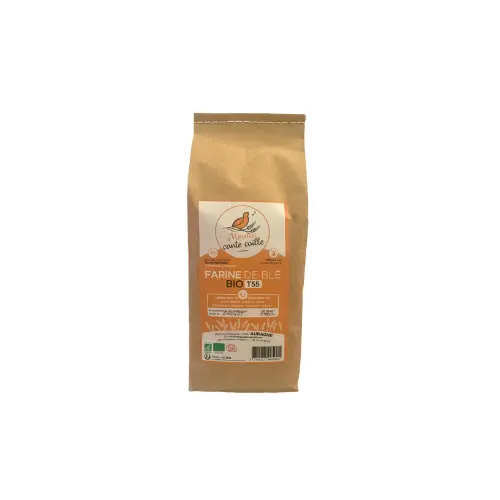 Organic Soft Wheat T55 Flour - White - 1 kg