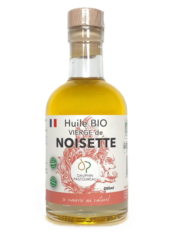 Organic virgin hazelnut oil 200ml