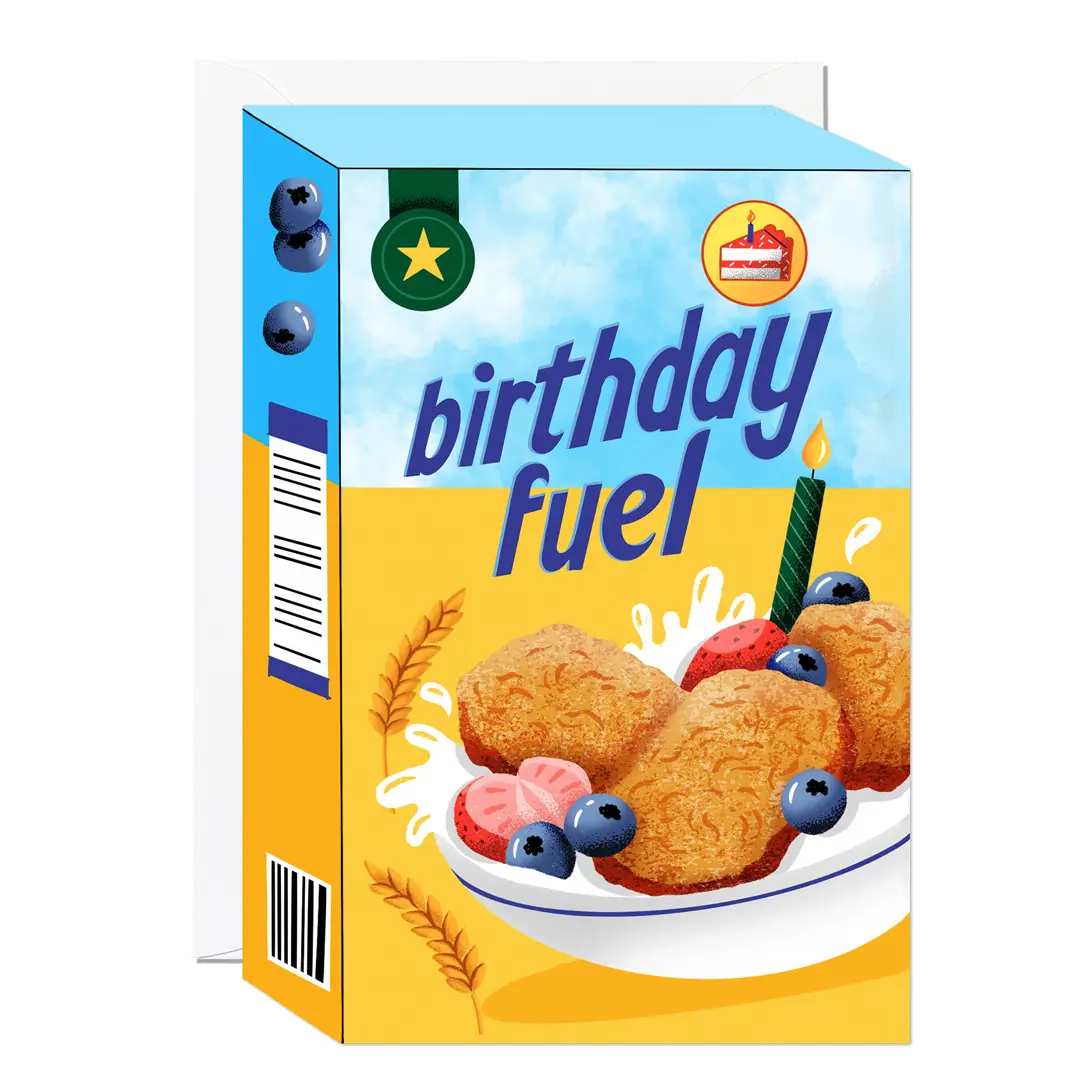 Céréales énergétiques d'anniversaire