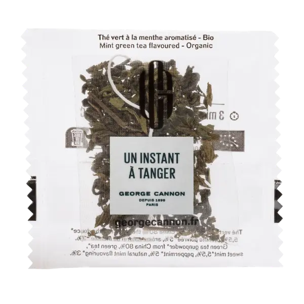 UN INSTANT À TANGER Thé vert à la menthe Bio - Carton 160 sachets