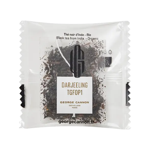 DARJEELING TGFOP1  Thé noir d'Inde Bio - Carton 160 sachets