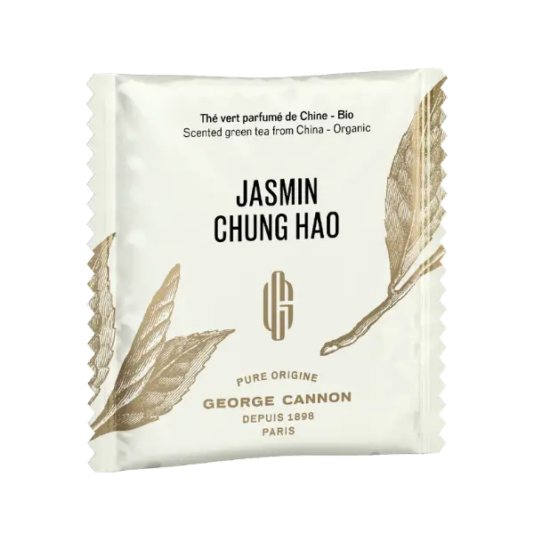 JASMIN CHUNG HAO Thé vert parfumé au jasmin de Chine Bio - Carton 160 sachets