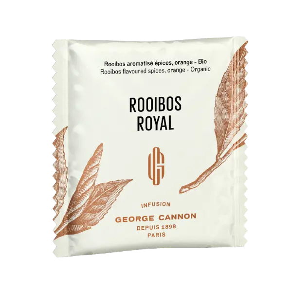 ROOIBOS ROYAL Rooibos aromatisé aux épices et à l'orange Bio - Carton 160 sachets