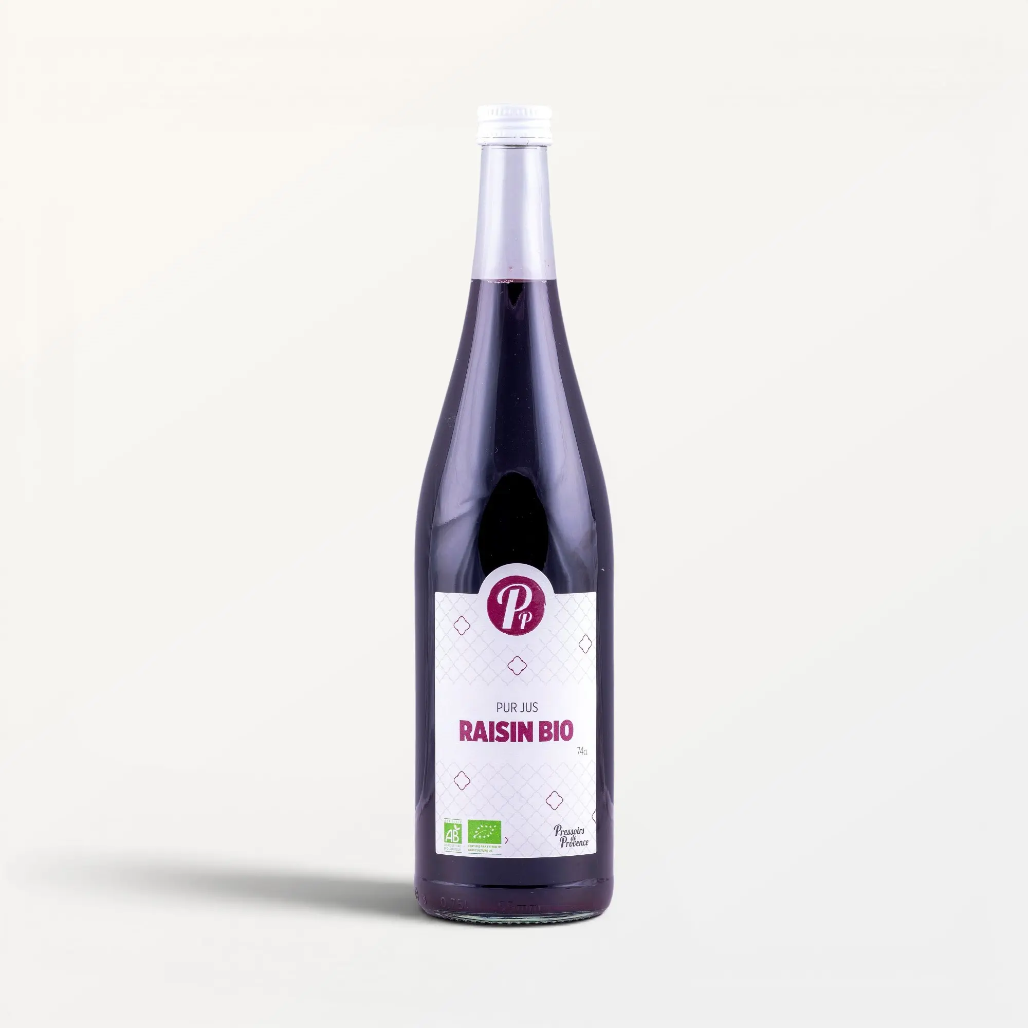 Fruit juice - Pure organic grape juice - 74cl - E401
