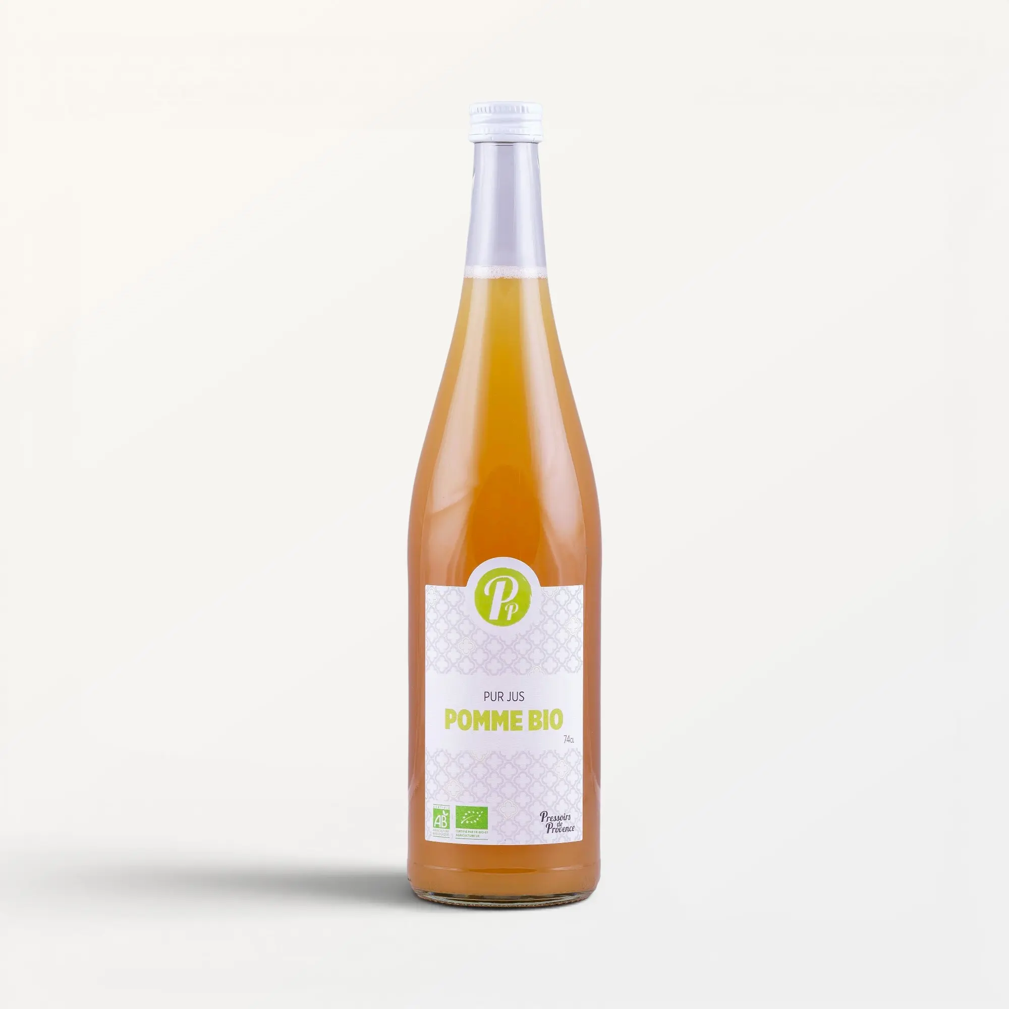 Jus de fruits - Pur jus de pomme Bio - 74cl - E400