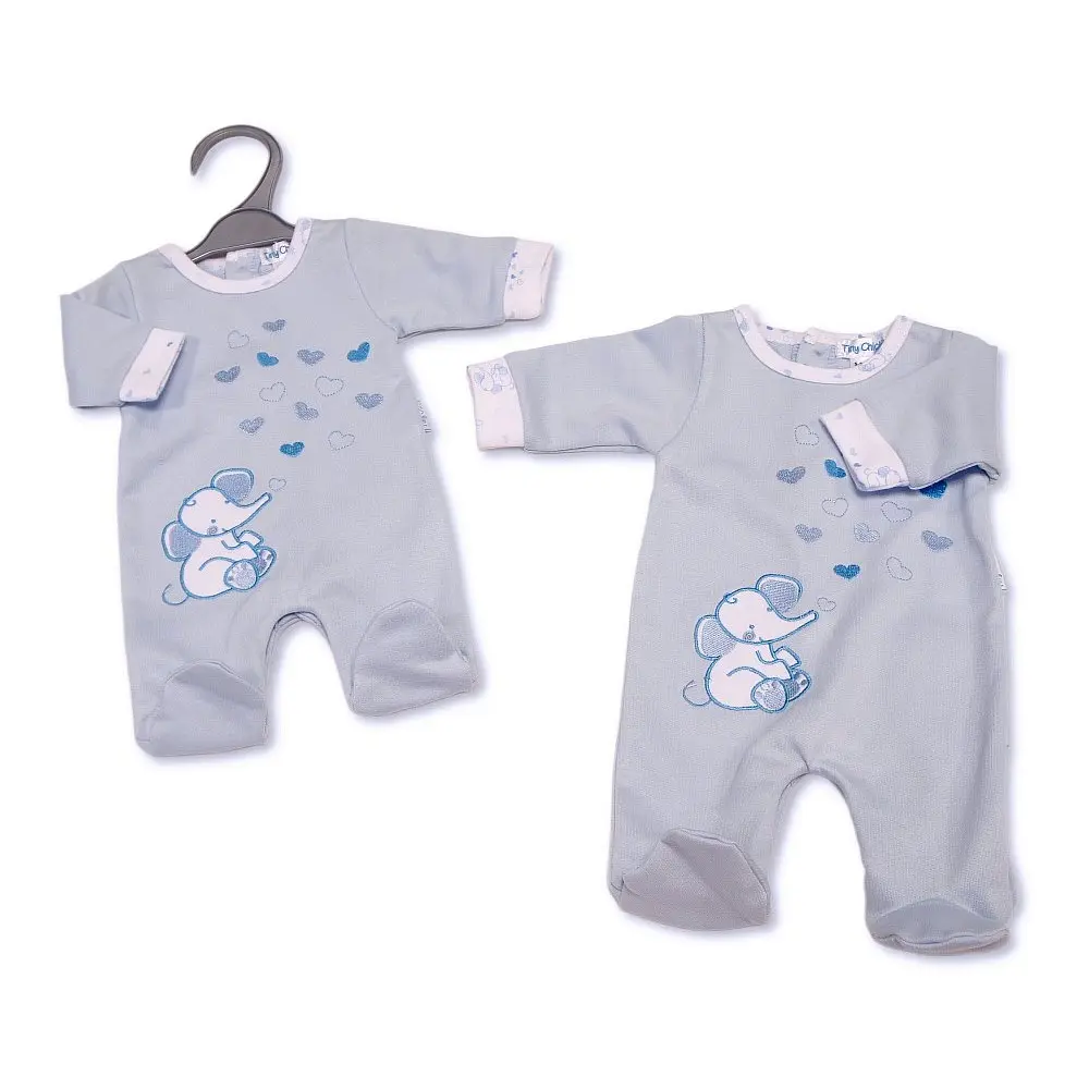 Premature Baby Boys All in One - Elephant
