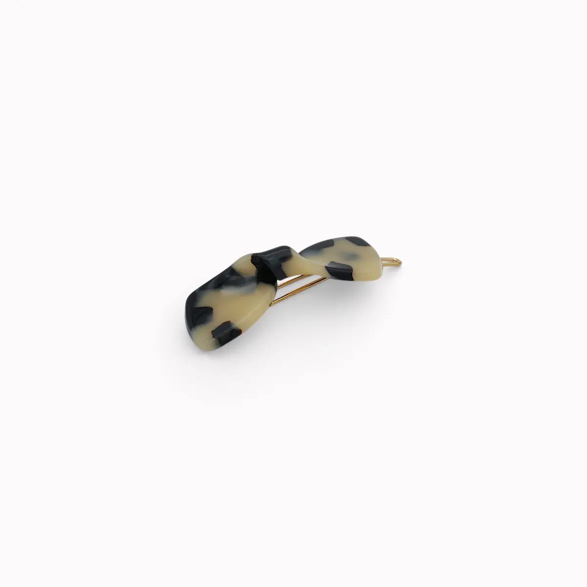 Léontine hair clip - Handmade in France from cellulose acetate