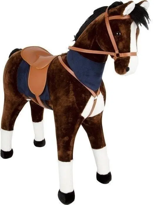 Cavallo In Piedi XL Con Suono, Marrone | cavallo a dondolo |