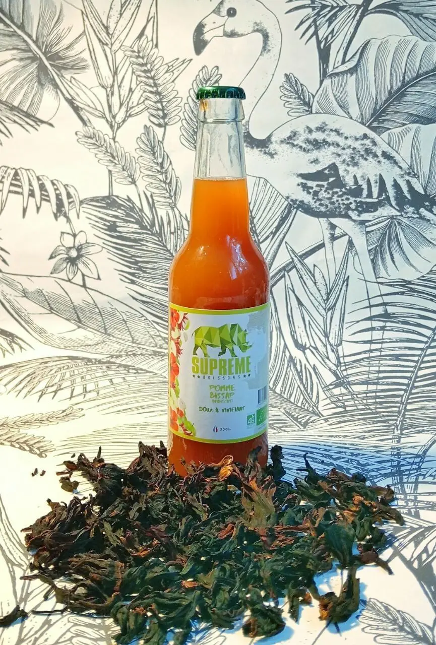 SUPRÊME POMME / BISSAP (hibiscus) - 33cl