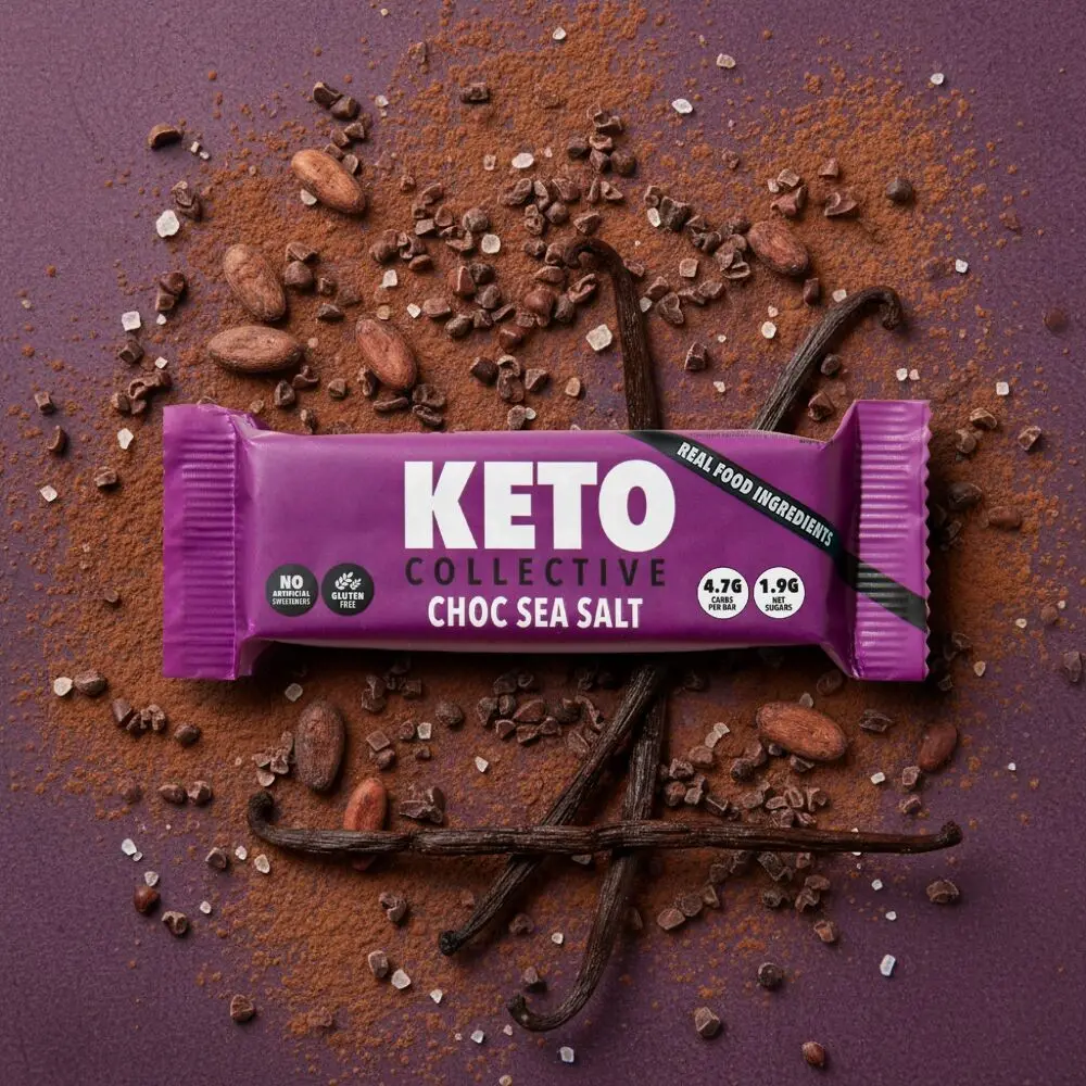 CHOC SEA SALT KETO SNACK BARS 40g x 15