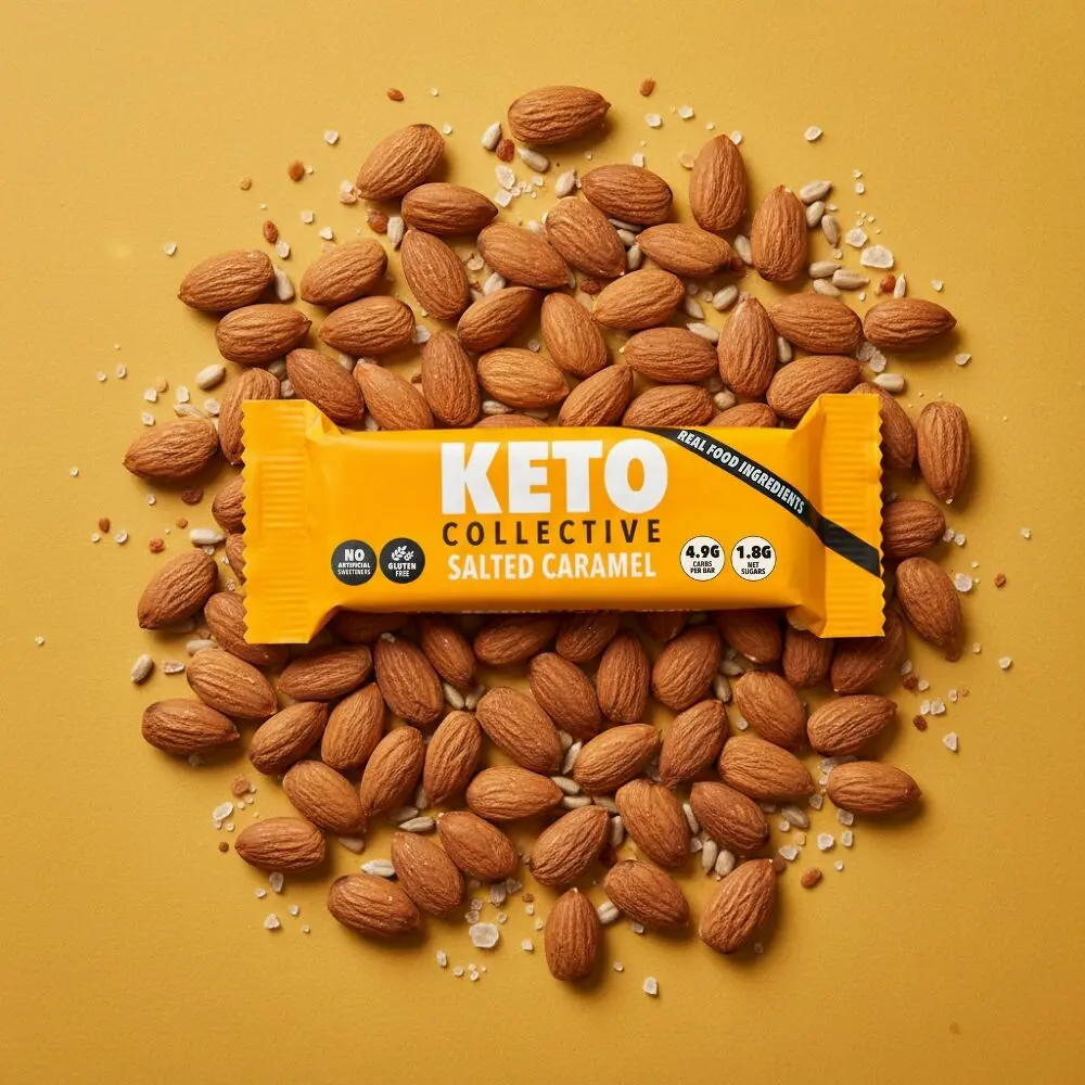 SALTED CARAMEL KETO SNACK BARS 40g x 15