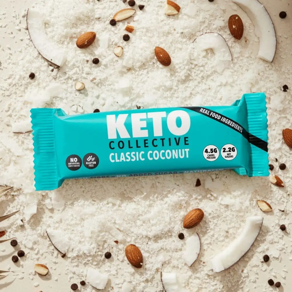 CLASSIC COCONUT KETO SNACK BARS 40g x 15