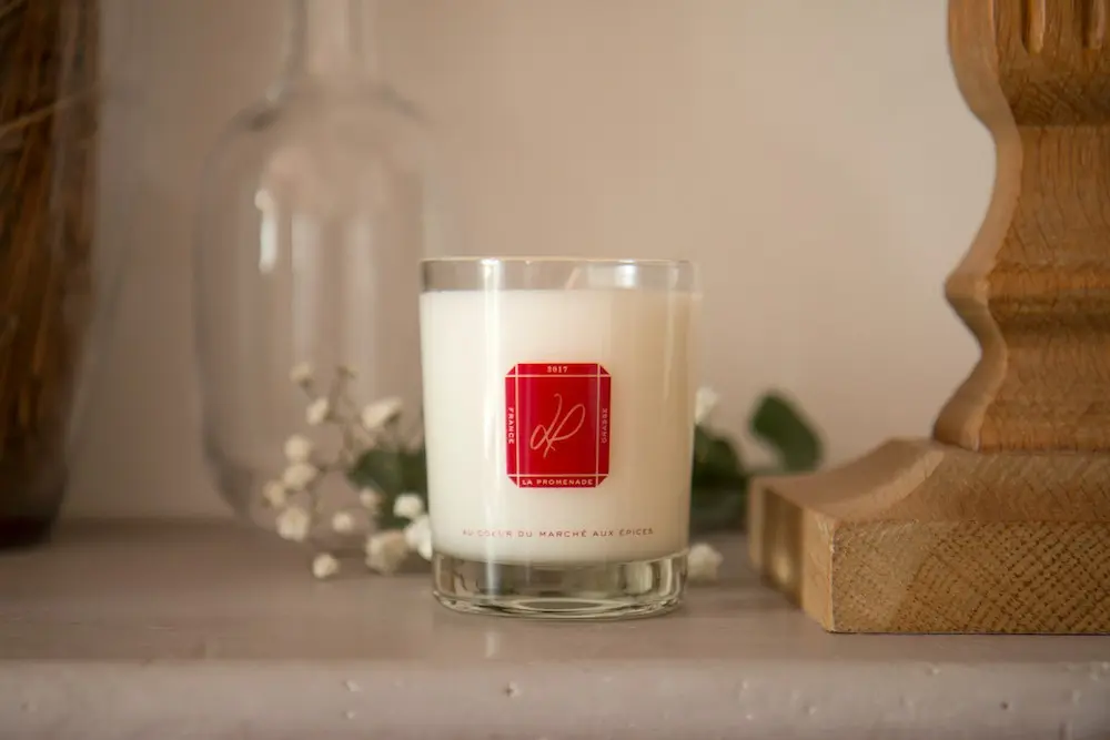 Bougie parfumée - Au coeur du marché aux épices (cire 100% végétale) - 180g