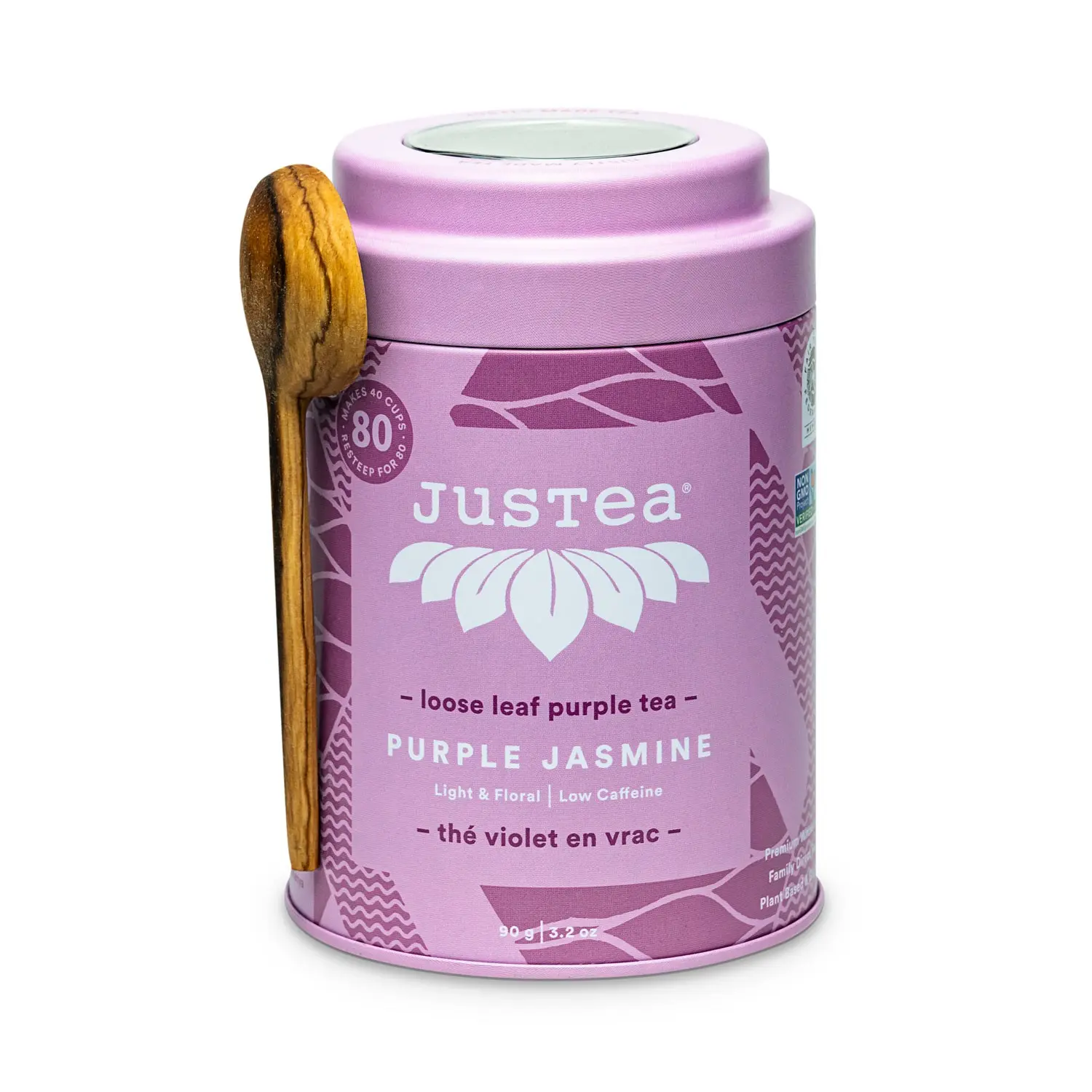 Jazmín Púrpura | JUSTA | 90 gramos | Té suelto | Sostenible | comercio justo