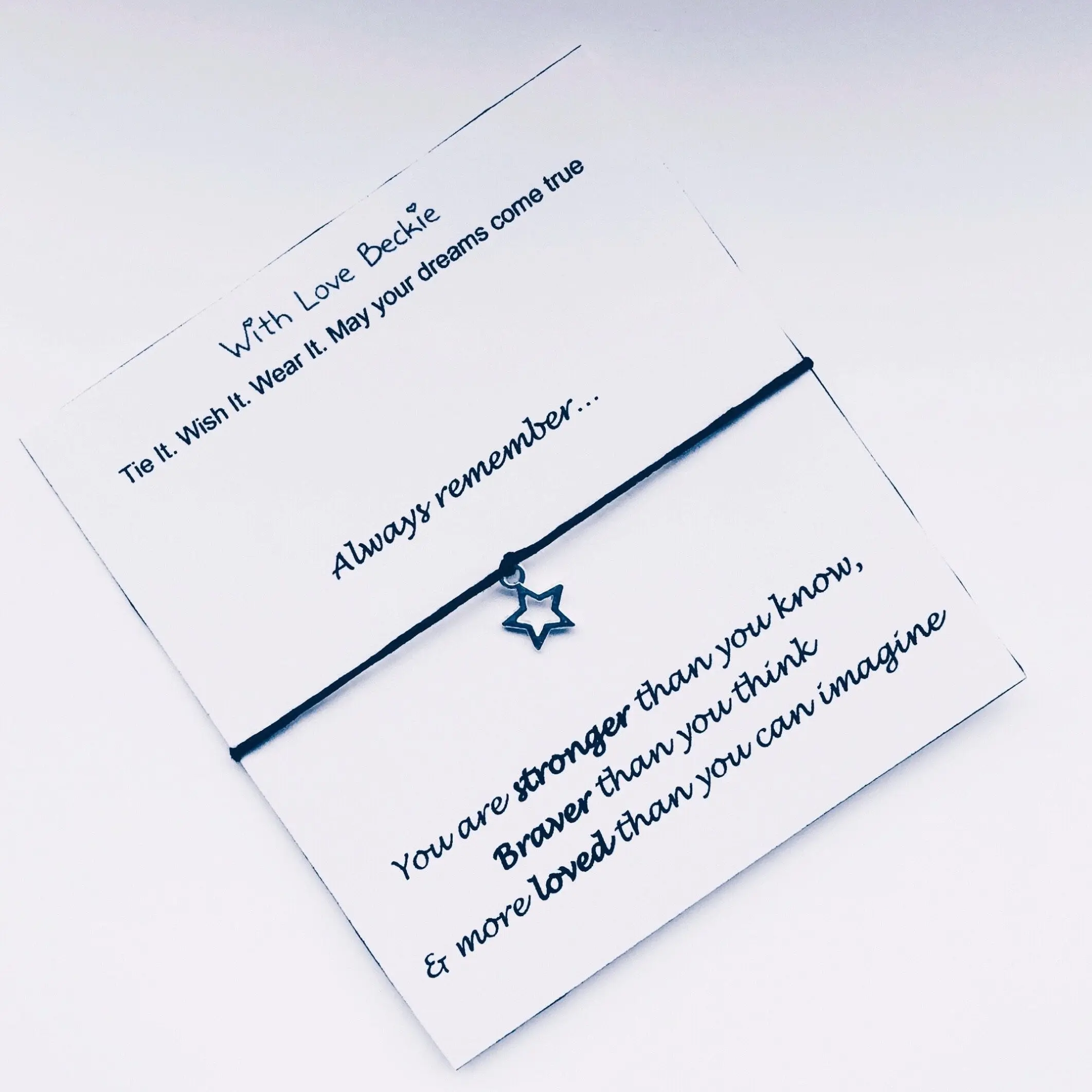 Always Remember Wish String Bracelet
