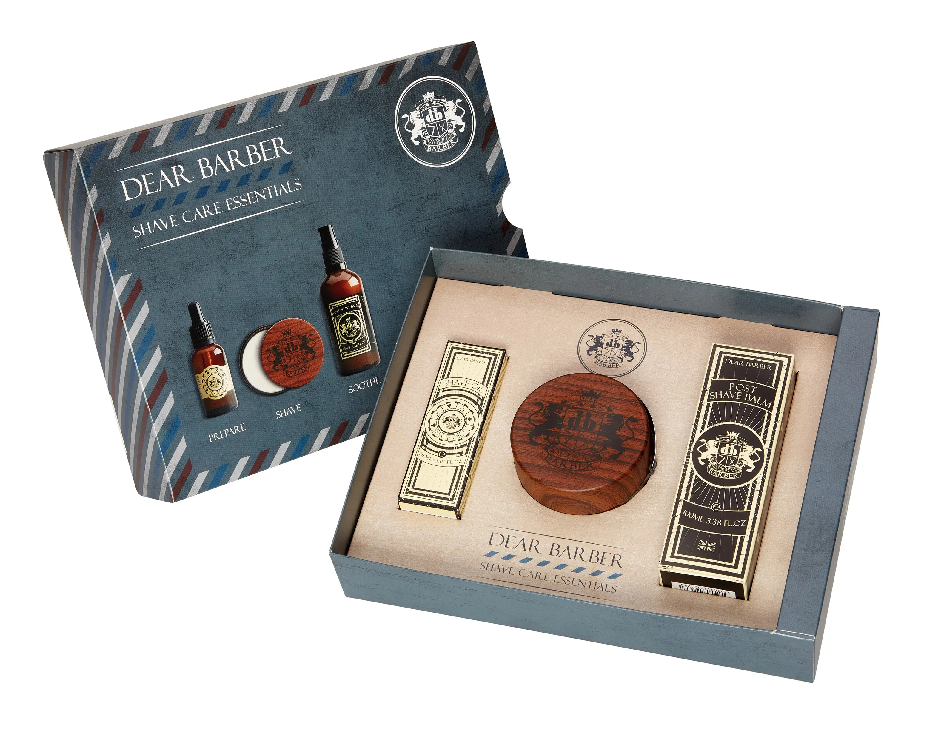 Cadeau d'essentiels pour le soin du rasage