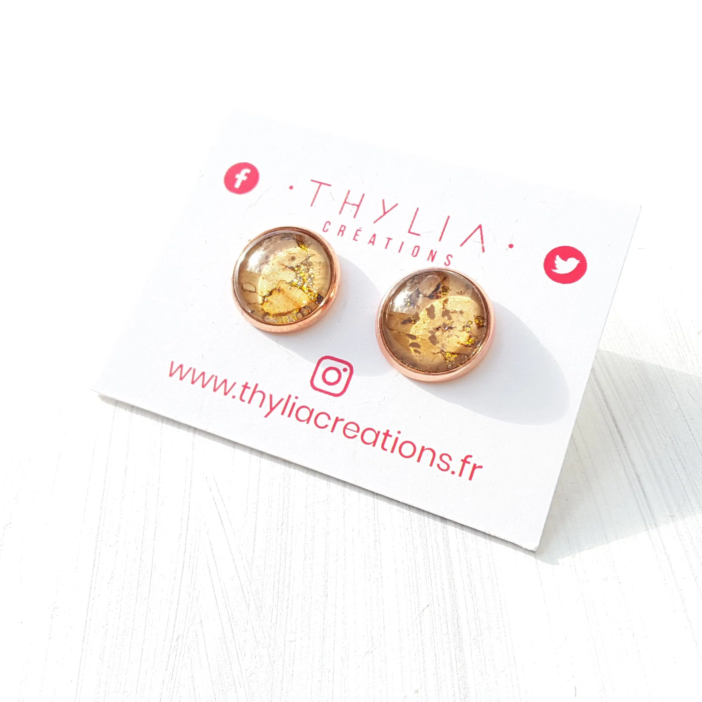Sabrina chip earrings