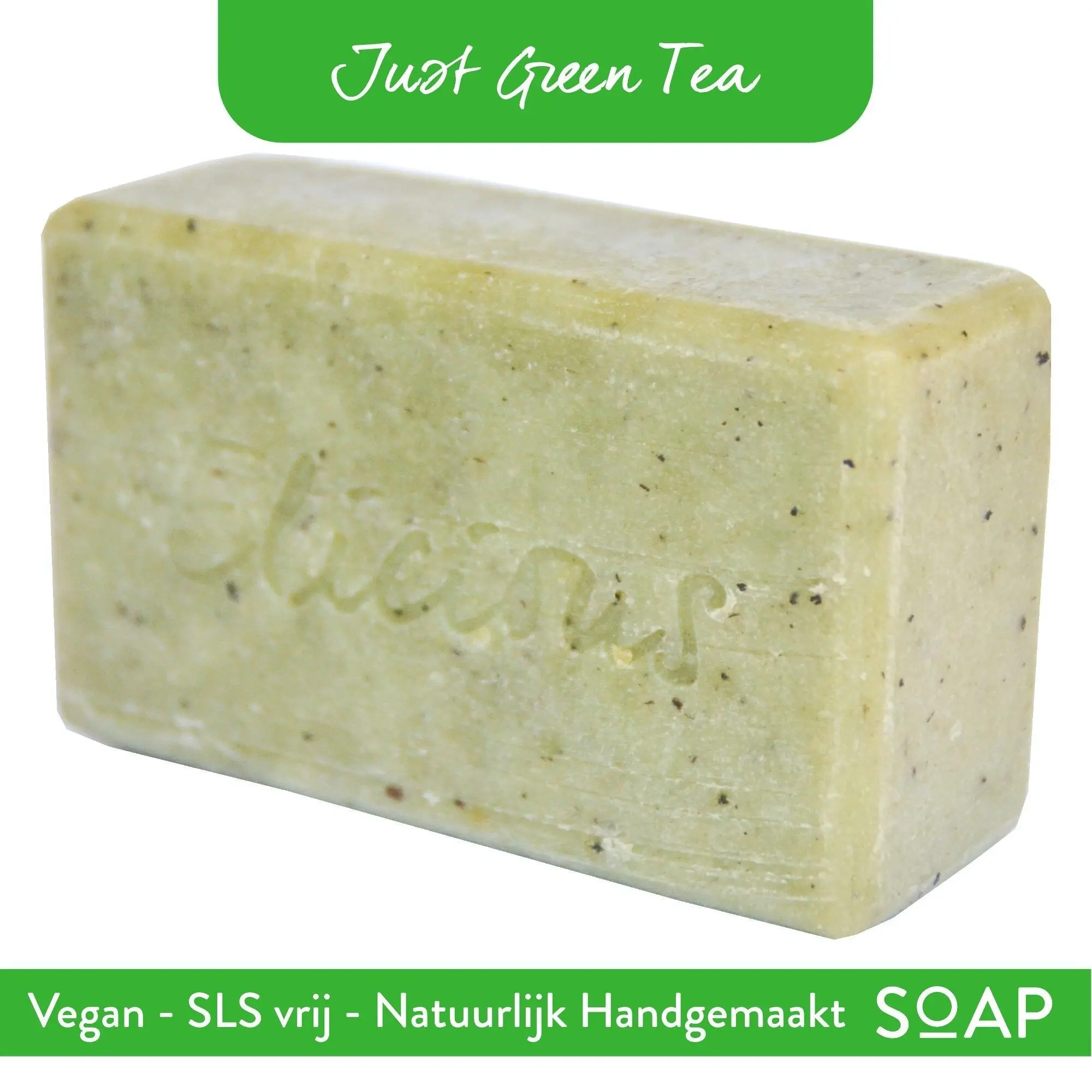 Handmade natural soap Just Green Tea - BIG BAR