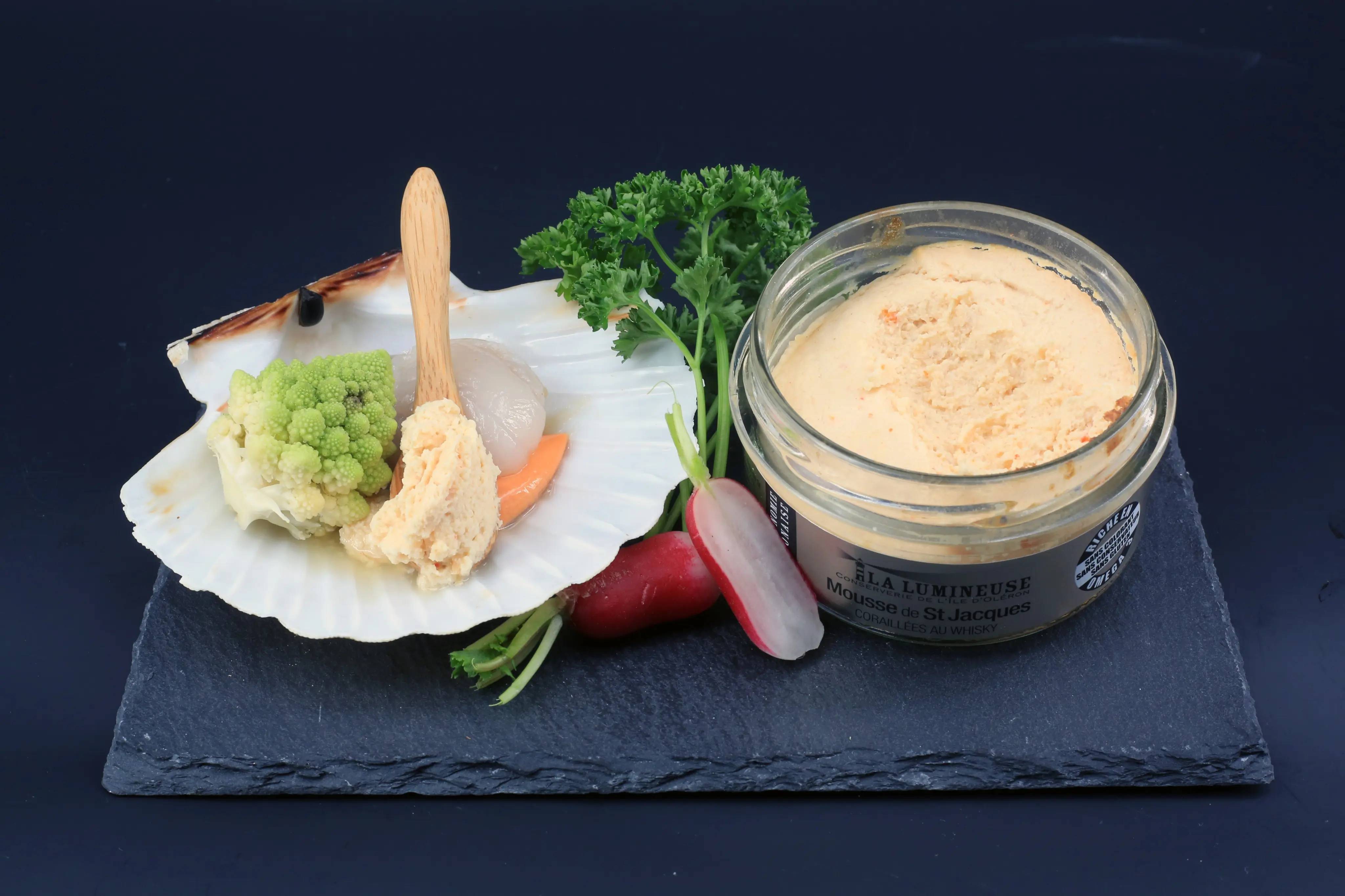 Mousse de St-jacques au whisky