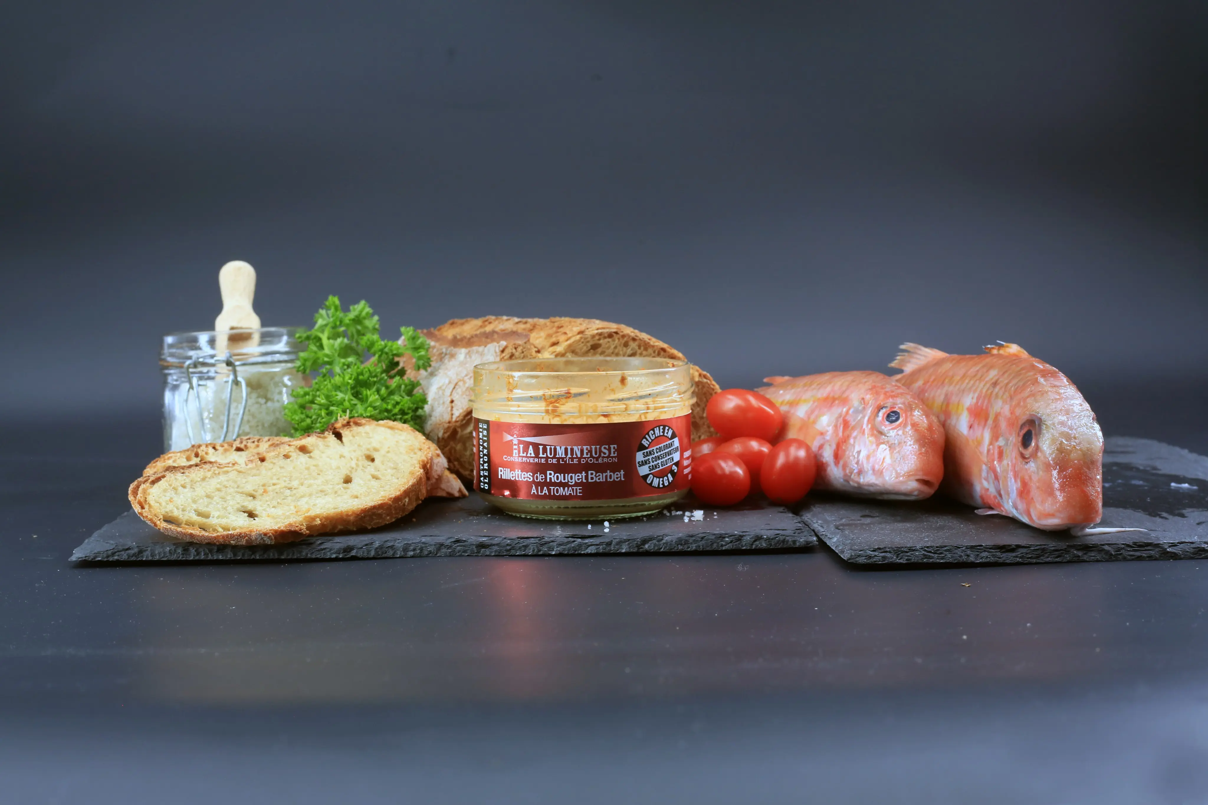 Rillettes de rouget à la tomate