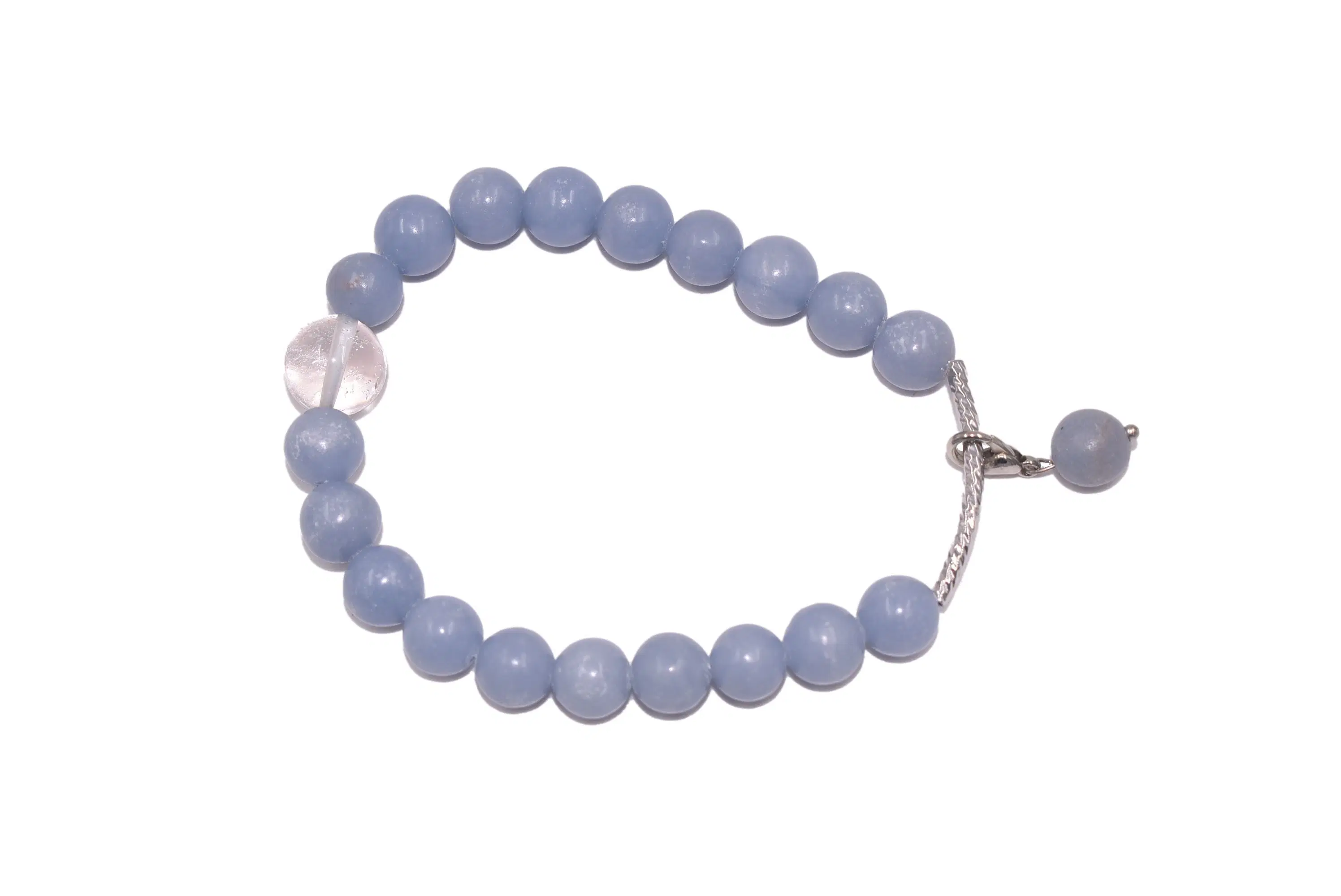 Frühling - Sternzeichenarmband- Angelit-Waage