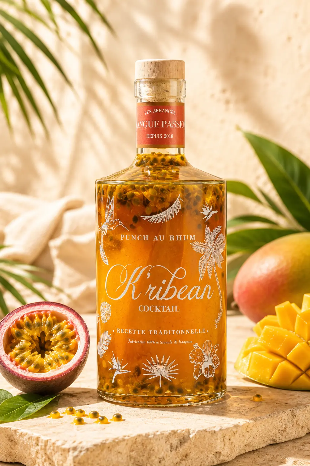 K'RIBEAN COCKTAIL - Mango passion flavored rum