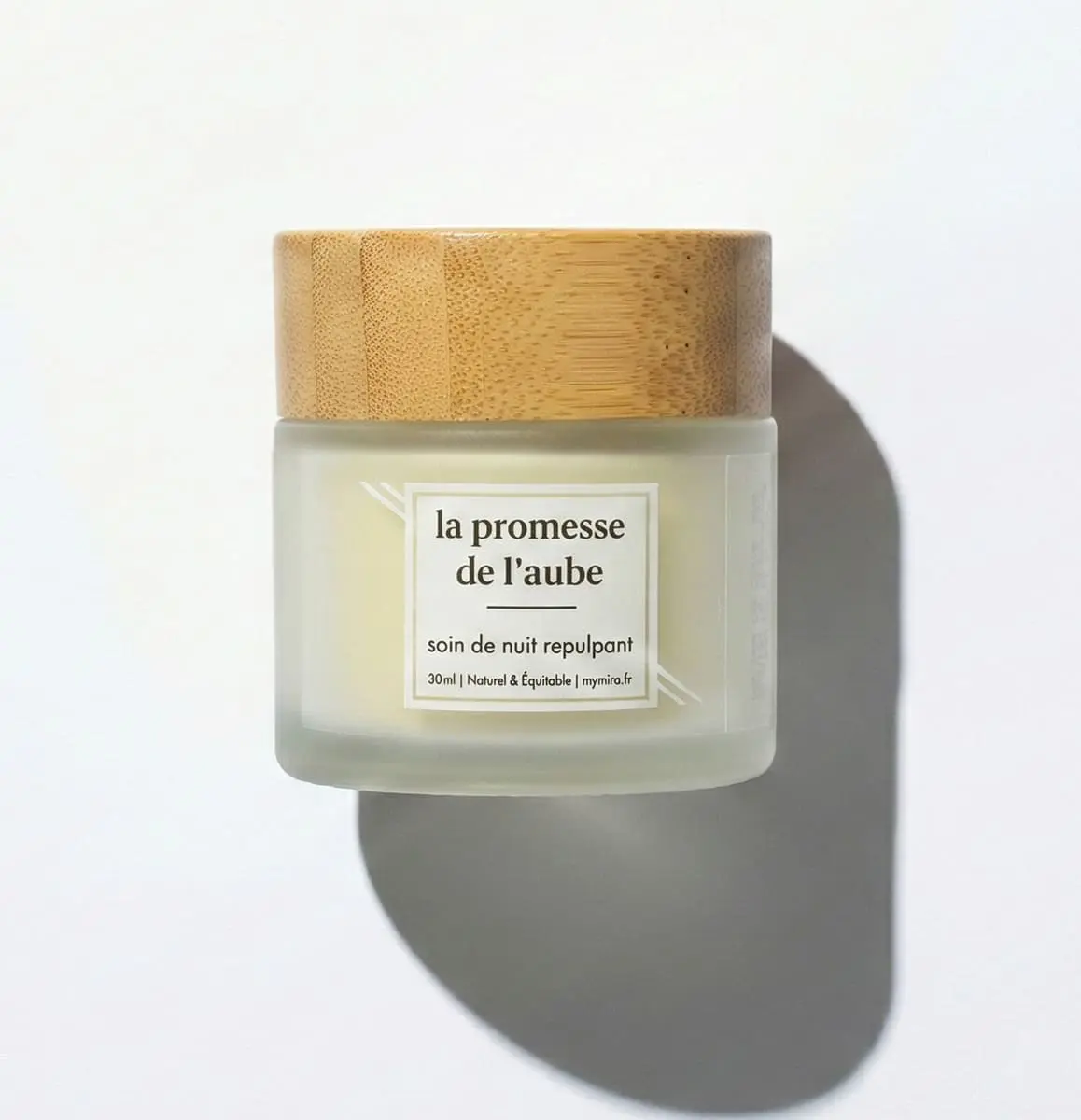 La Promesse de L'aube - Baume de nuit repulpant à l'huile de coco, baobab et huile essentielle de pamplemousse - Visage - Réparateur, régénérant, fini non gras - 30 ml