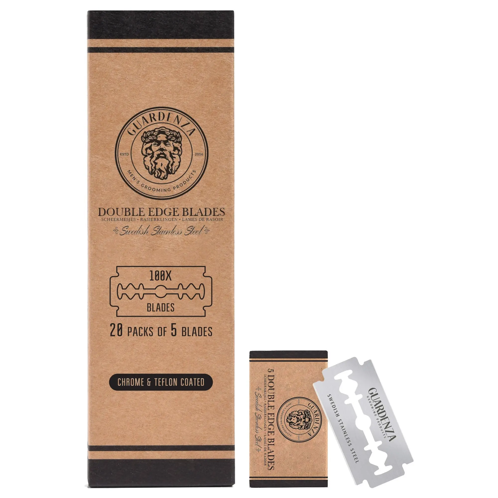 Double edge razor blades - 100 pcs