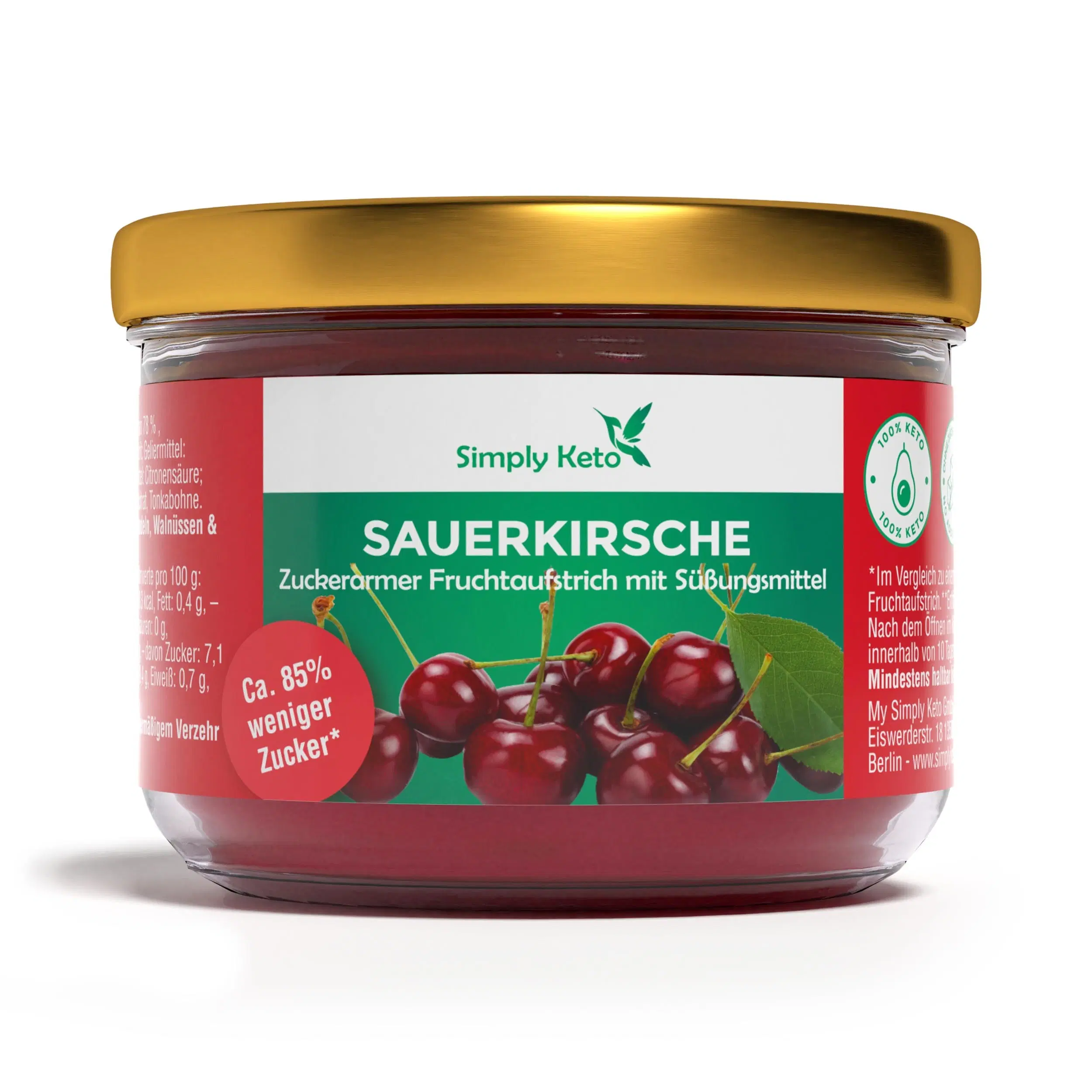 Sour cherry fruit spread 230g