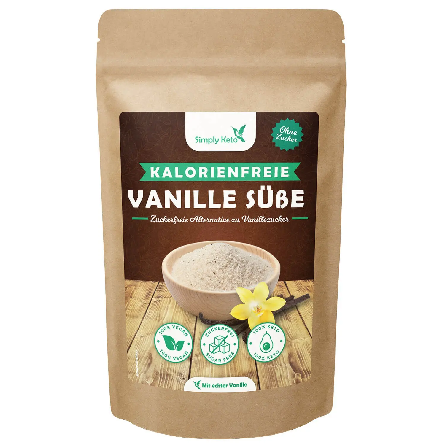 Vanille Erythrit 125g