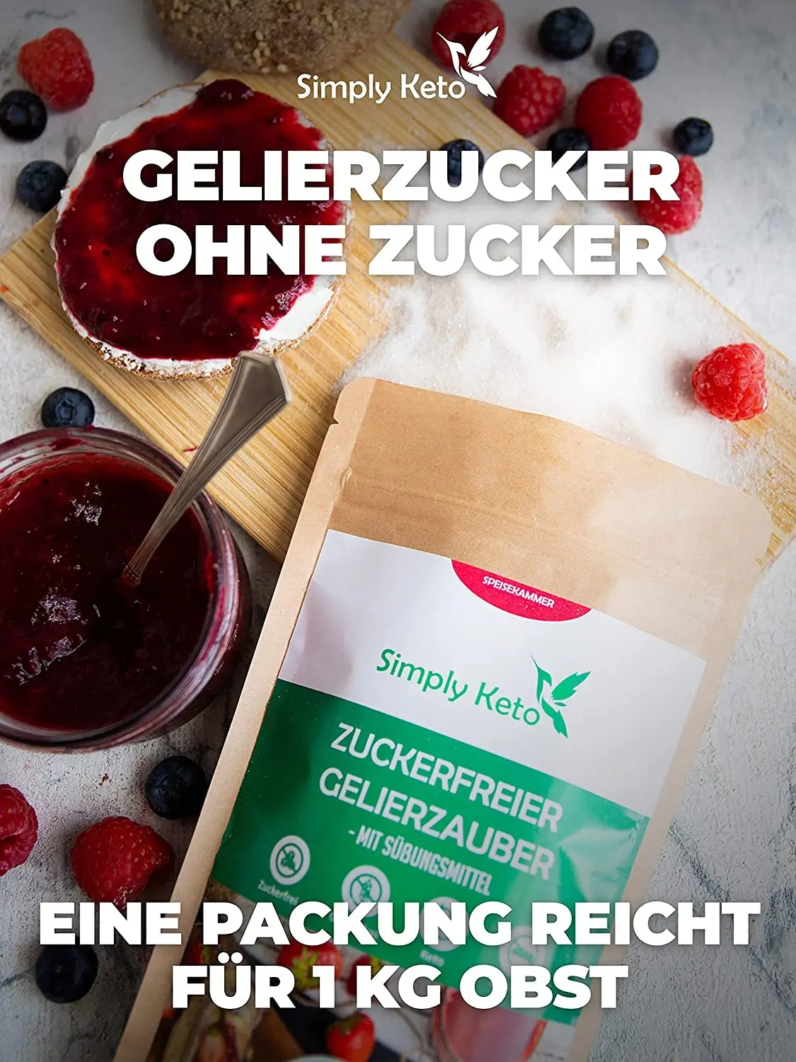 Gelierzauber - Zur Zubereitung von Low Carb & Keto Marmelade