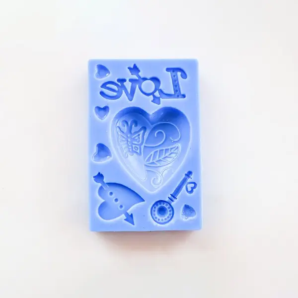 Moule en silicone Crystal Candy Valentines : Amour