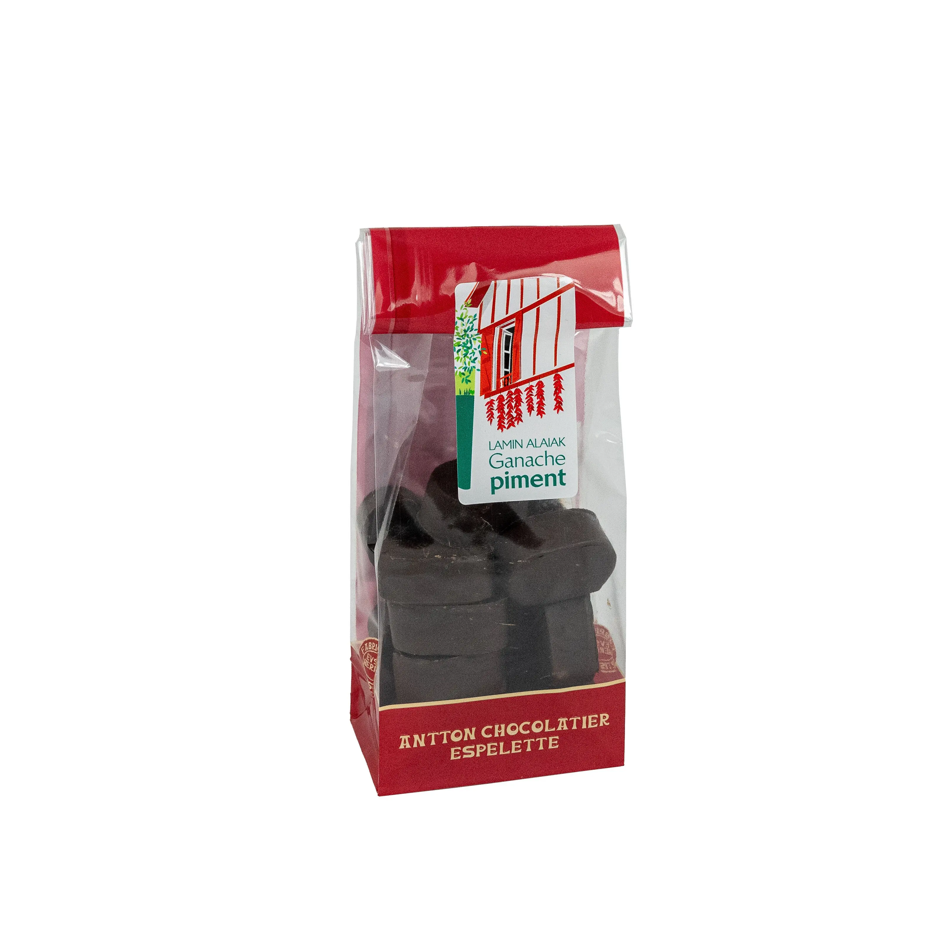 Bag of chili ganaches, dark chocolate, 110g