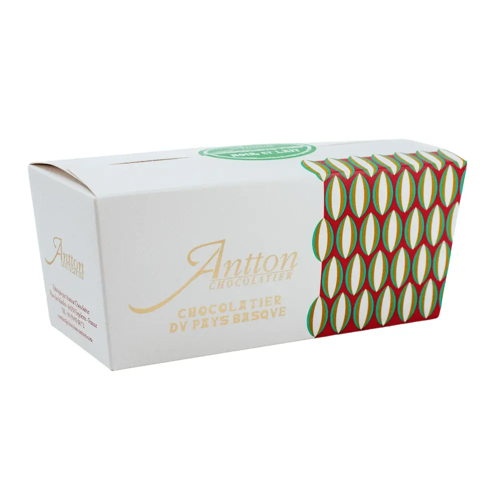 Christmas, Assortment box of 40 chocolates, dark and milk chocolate coating, 400g