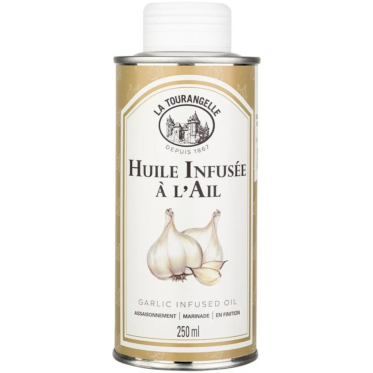 Aceite con infusión de ajo - 250 ml