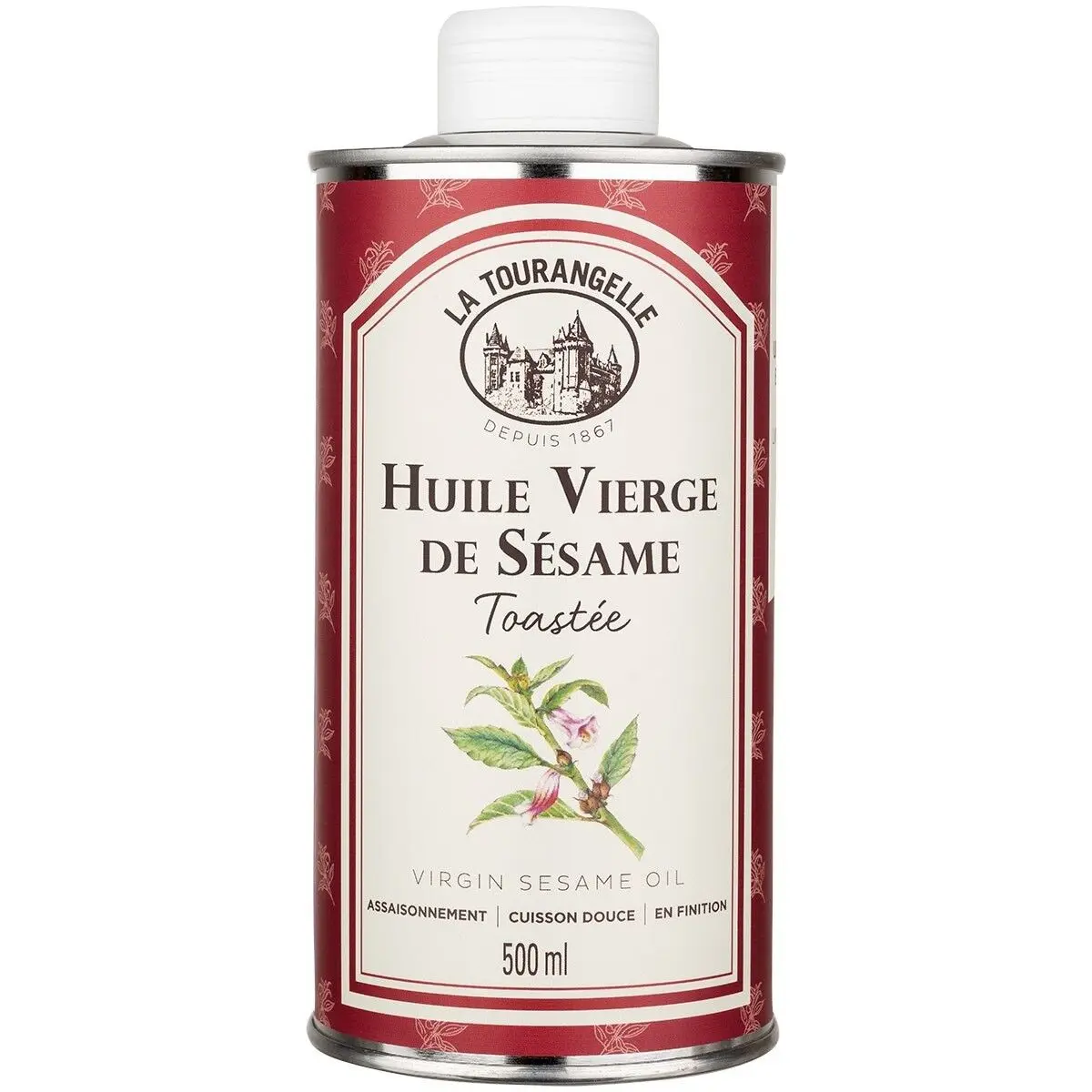 Aceite de sésamo virgen tostado - 500 ml