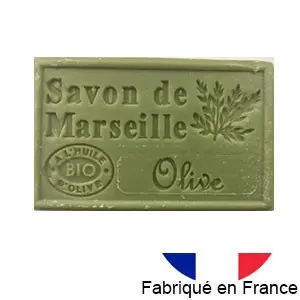 Marseille soap with organic olive oil - Olive fragrance - 125g