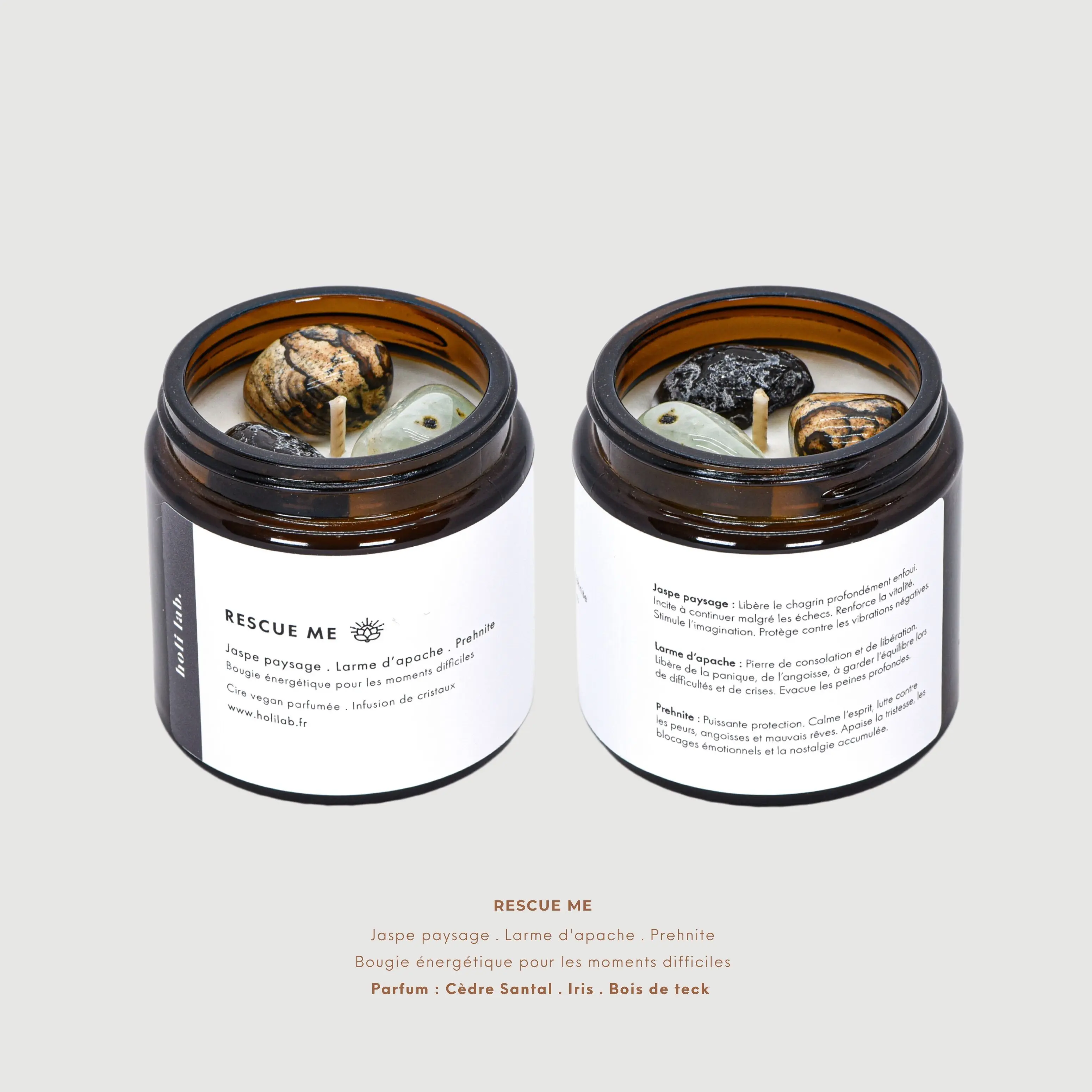 Rescue me - Intention duftende vegane Energiekerze