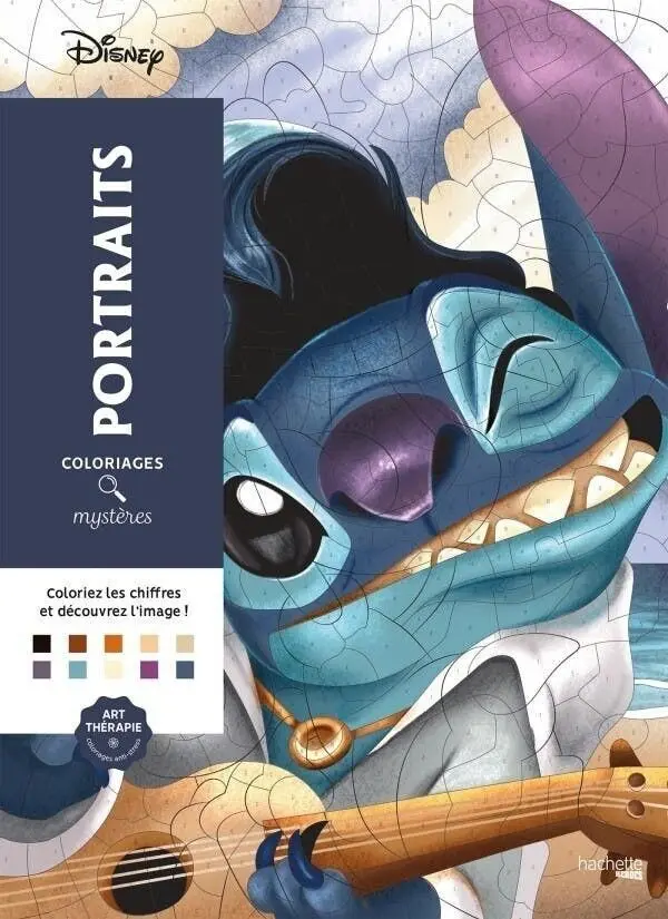 COLORING BOOK - Disney Portraits Mystery Coloring Pages
