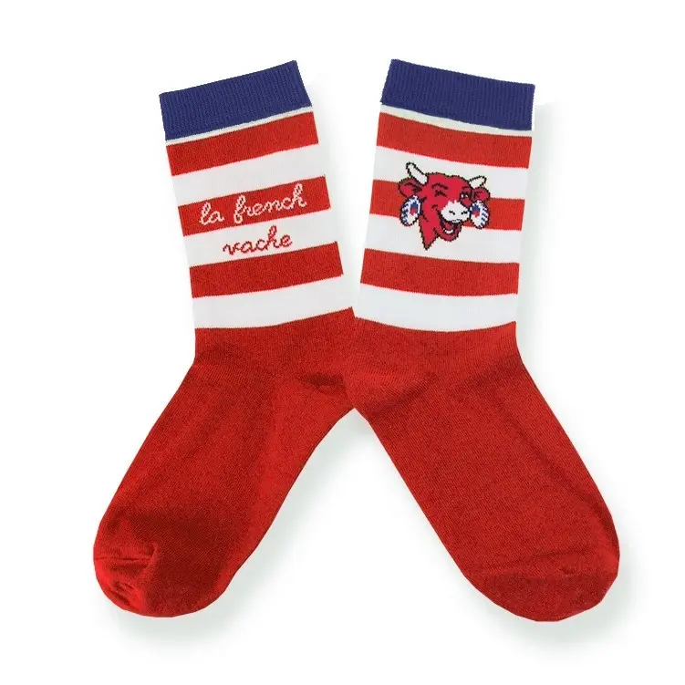 La French Vache Red Socks