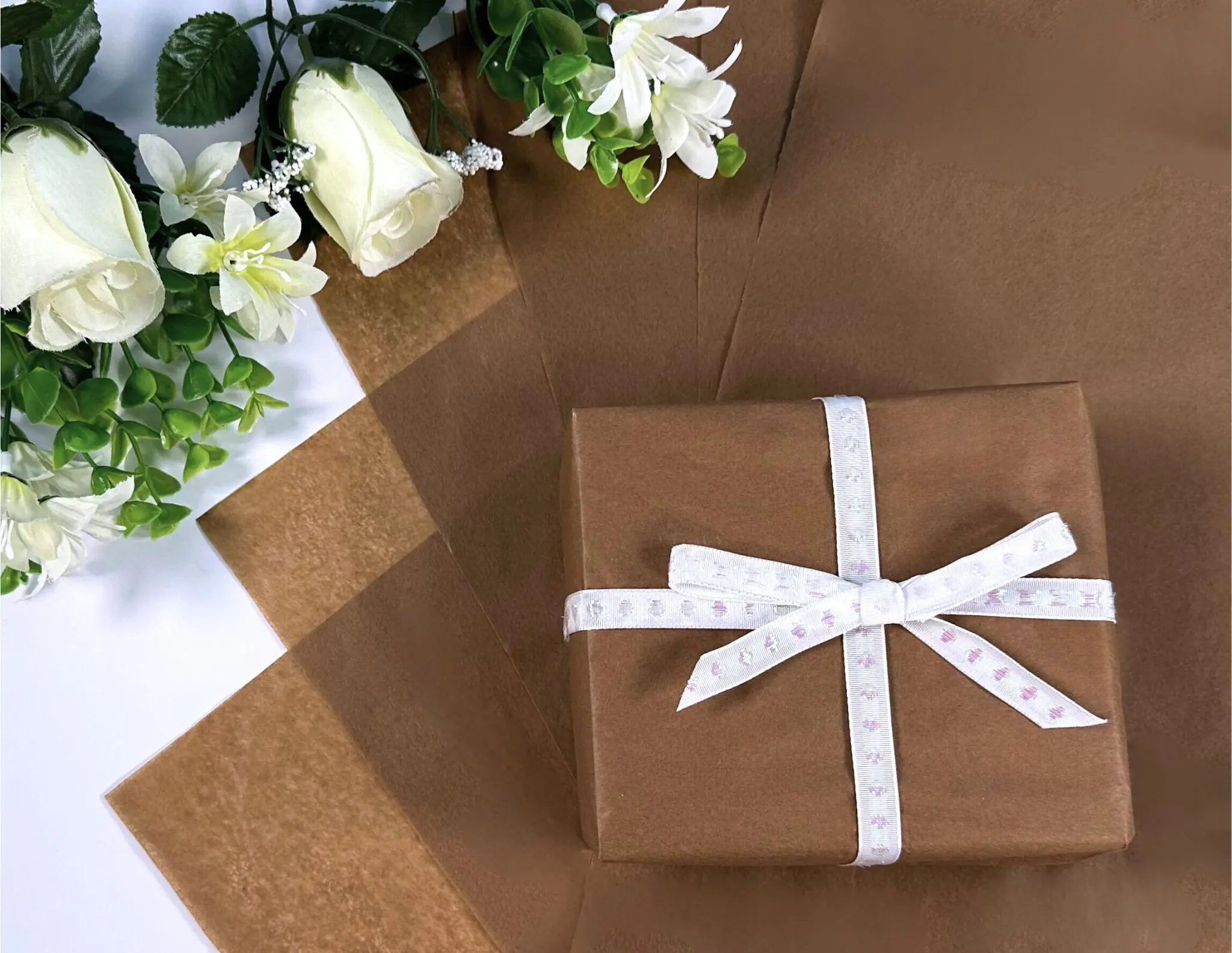 Brown Tissue Paper Chocolate - 50 Sheets 50cm x 75cm | Eco Packaging