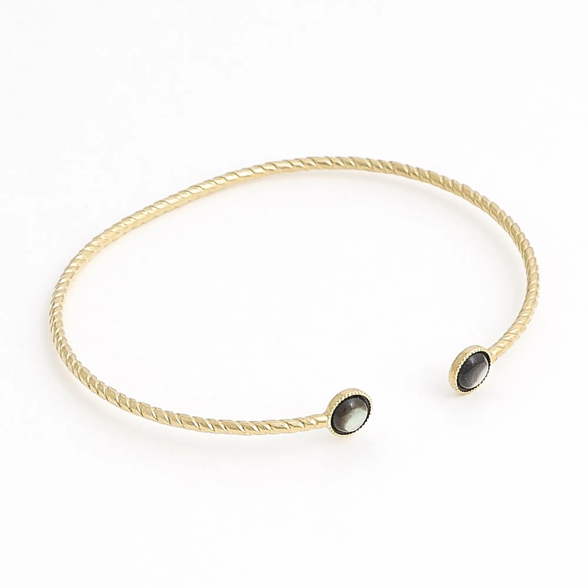 Gray mother-of-pearl Bhakti bangle