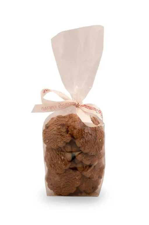 Chocolate-hazelnut shortbread biscuits - 300g bag