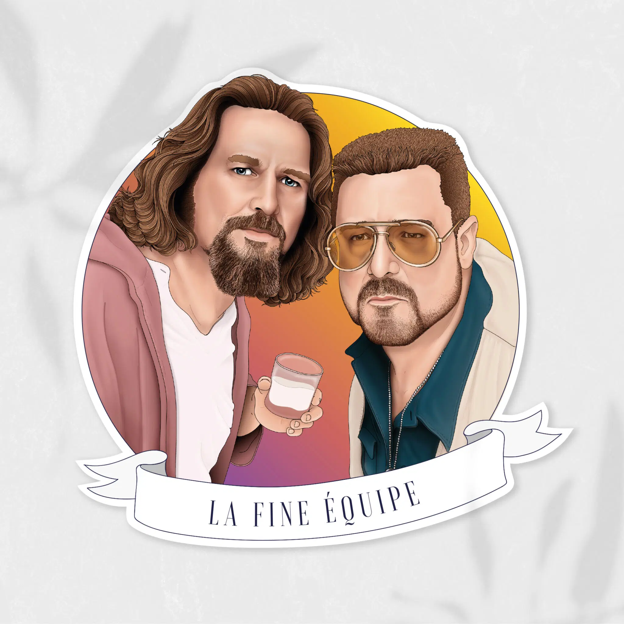 Sticker - The Fine Team