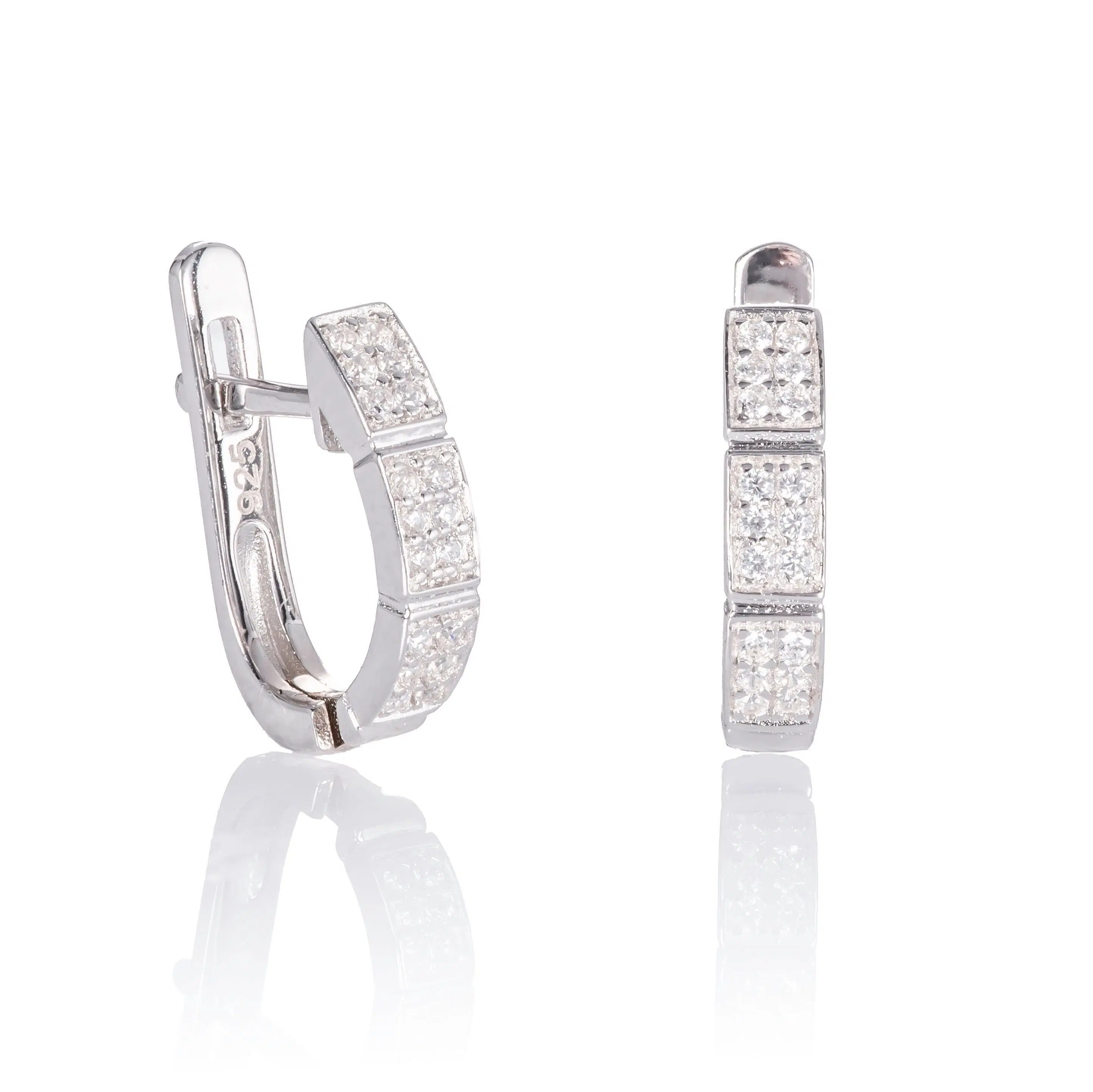 Sterling Silver Mini Silver Huggie Hoop Earrings for Women