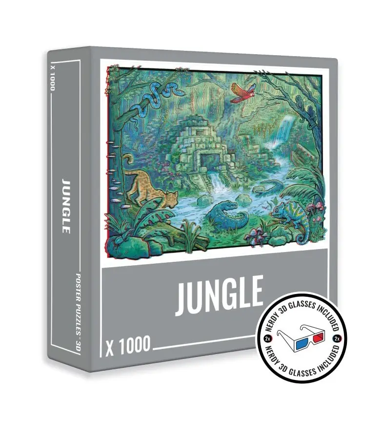 Jungle 1000 Piece 3D Jigsaw Puzzles for Adults